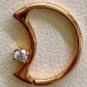 LunEAR Gold Seam Ring (Body Gems)