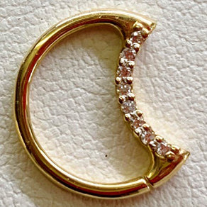 LunEAR Gold Seam Ring (Body Gems)