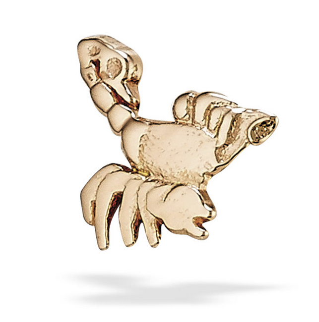 Scorpion Gold Threadless End (Body Gems)