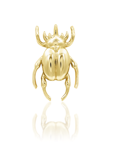 Yellow Gold Rhino Beetle (Junipurr) Threadless End