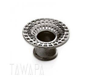 Black Hole Plug Pair (Tawapa) Gunmetal 9.5mm 3/8