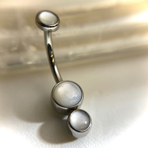 Double Semi Precious Navel (Industrial Strength)