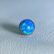 Opal Bezel Set Cabochon Threadless End (NeoMetal)