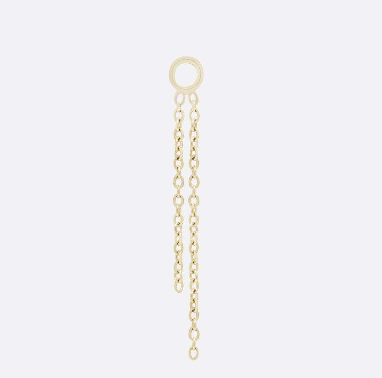 Cascade 02 Yellow Gold Chain Charm (Tether)