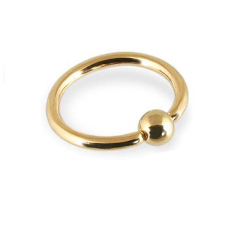 Gold Captive Bead Ring (CBR)